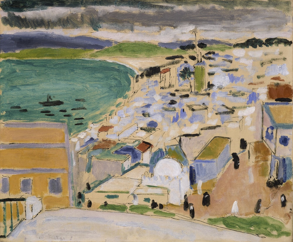 Vue sur la Baie de Tanger de Matisse (1912).